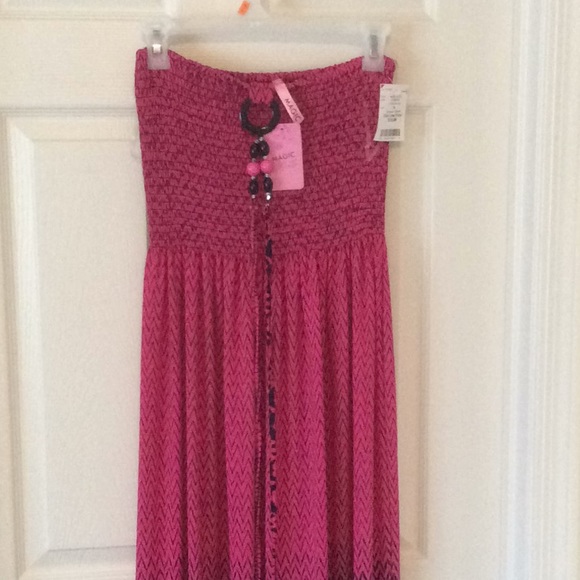 fuchsia summer dress